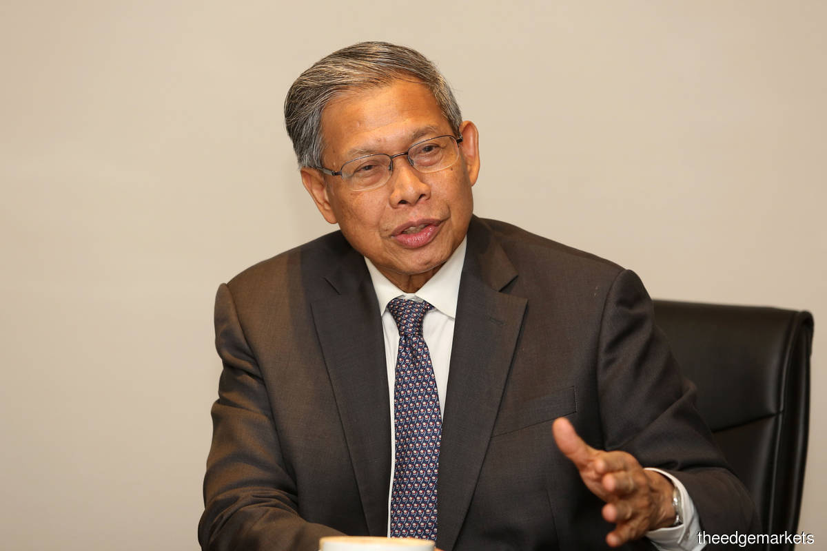 Datuk Seri Mustapa Mohamed  (Photo by Patrick Goh/The Edge filepix)